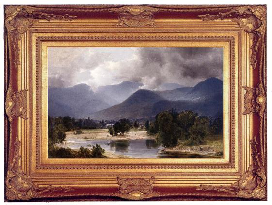 framed  Asher Brown Durand View of the Shandaken Mountains, Ta006